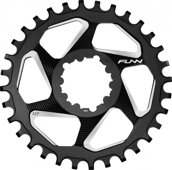 thumbnail image 2 of Funn Solo DX Narrow-Wide Chainring - For 9-12 Speed, SRAM Direct Mount, 6mm Offset, 7075 Alloy 2 of 11
