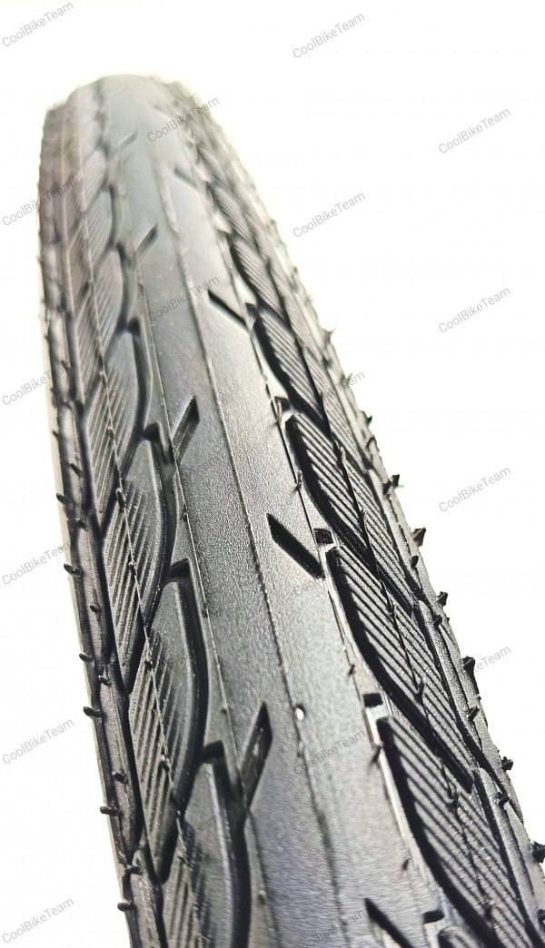 Anvelopa Black Toro 28x1 5/8x 1 3/8 (37-622) Wolverine ECE-R75, E-bike 50km/h, neagra cu dunga reflectorizanta (O017)