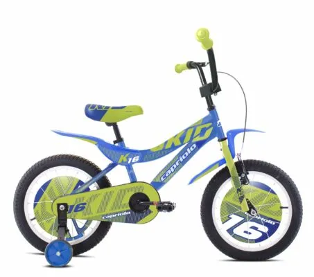 Bicicleta copii Capriolo Kid blue lime 16