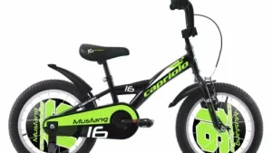 Bicicleta copii Capriolo Mustang black-green 16