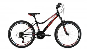 Bicicleta copii Capriolo 24 Diavolo DX FS black red 13