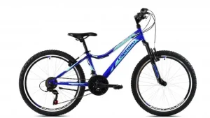 Bicicleta copii Capriolo 24 Diavolo DX FS blue turcoaz 13