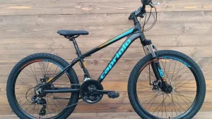 Bicicleta copii Capriolo 24 ZED cu cadru din aluminiu black blue orange 13