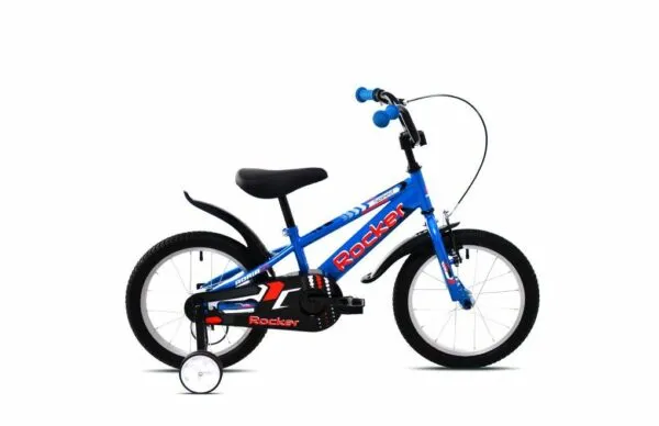 Bicicleta copii Capriolo Rocker negru-albastru 16