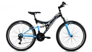 Bicicleta copii Capriolo MTB CTX260 26 matt black blue 16