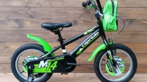 Bicicleta copii Capriolo Mustang black green 14