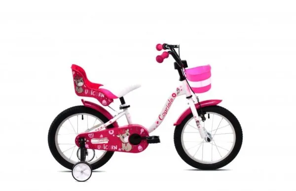 Bicicleta copii Capriolo Viola white pink 16