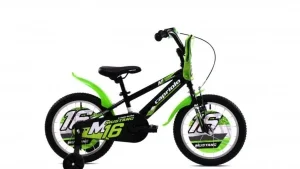Bicicleta copii Capriolo Mustang black lime 16