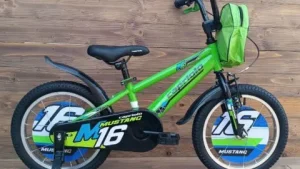 Bicicleta copii Capriolo Mustang green black 16