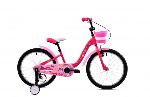 Bicicleta copii Capriolo Viola pink white 20