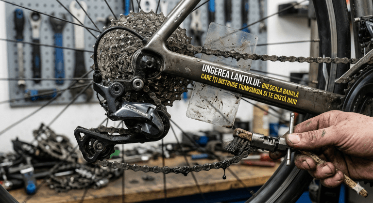 Ungerea lanțului: Greșeala banală care îți distruge transmisia și te costă bani 6 Service Biciclete - Service Biciclete - Ungerea lanțului