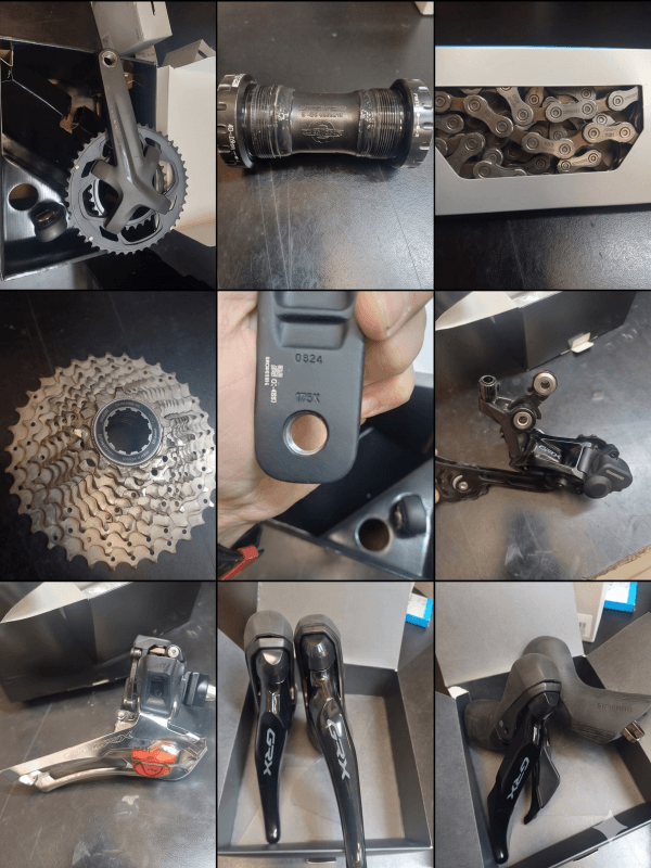 Grup Set / Transmisie Gravel Shimano GRX 2x10 viteze